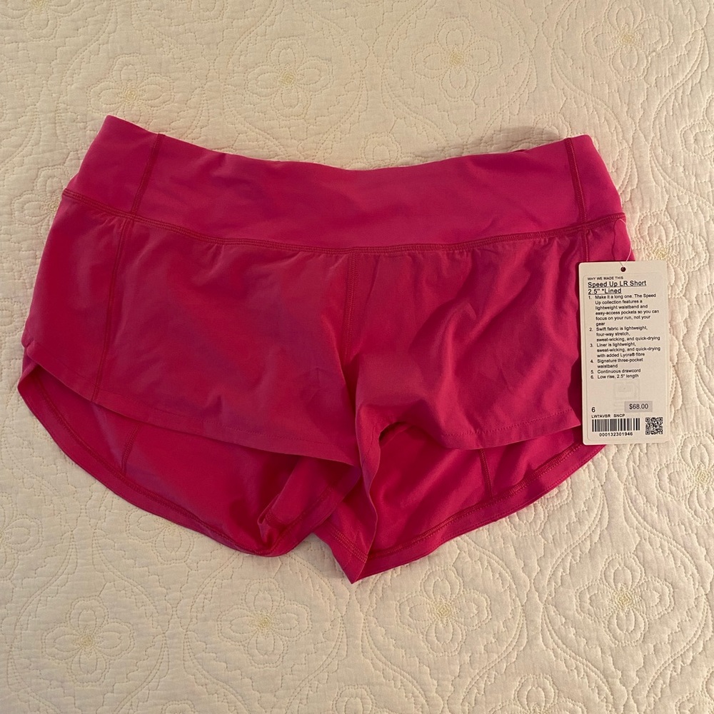NWT LULULEMON SPEED UP SHORT 2.5